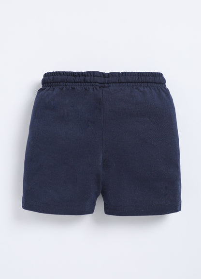 Navy Cotton Shorts for Boys – Soft & Comfortable