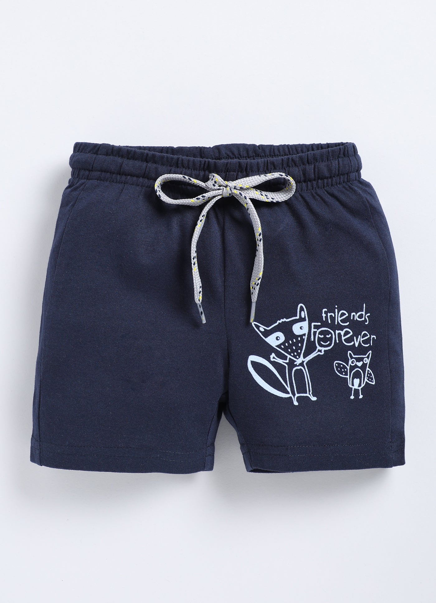 Navy Cotton Shorts for Boys – Soft & Comfortable