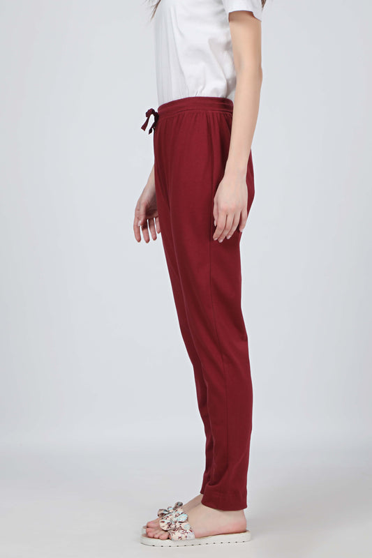 Women Rose Wine Yoga - Jogger Track Pant