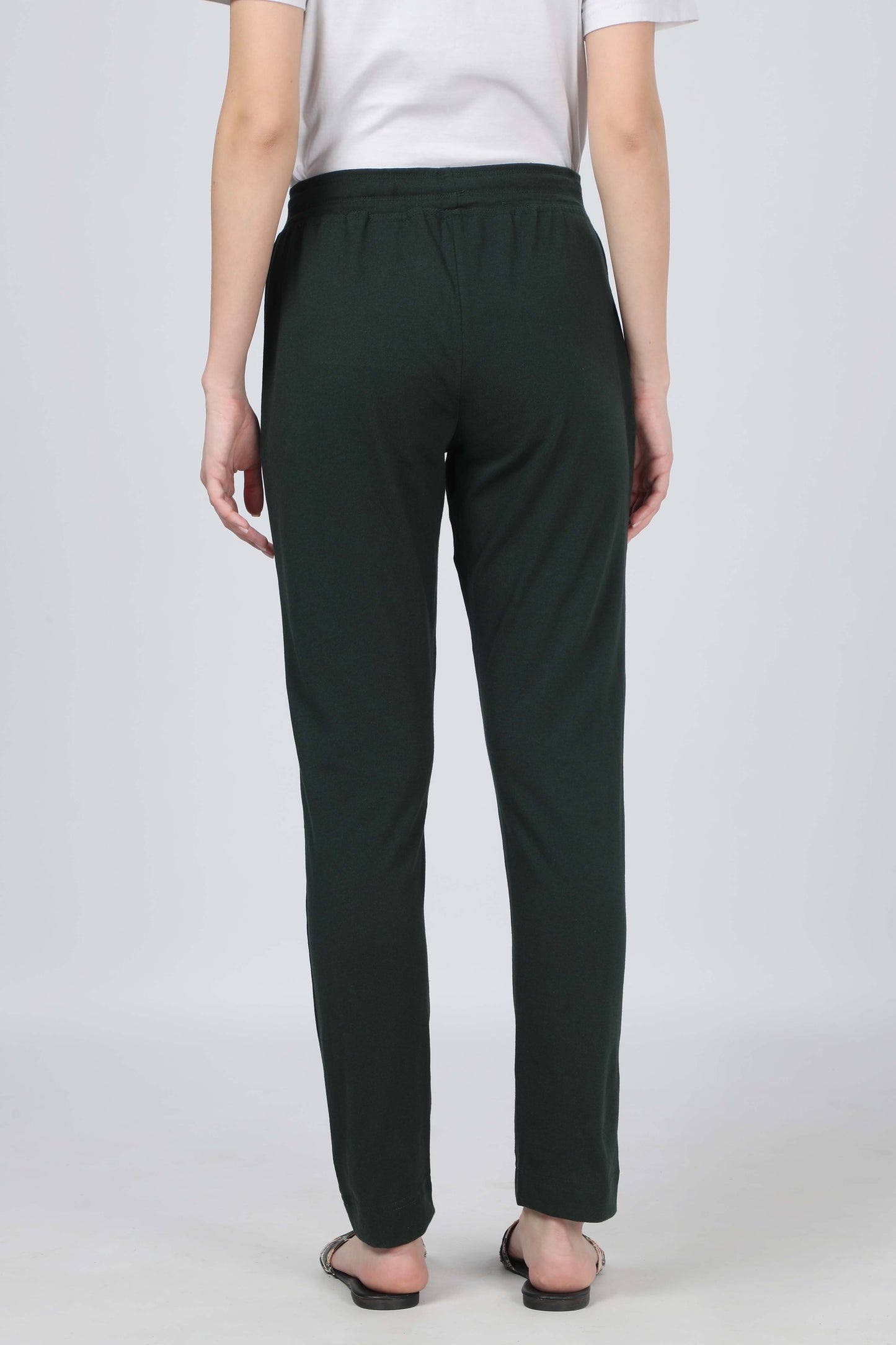 Women Emerald Green Yoga - Jogger Track Pant