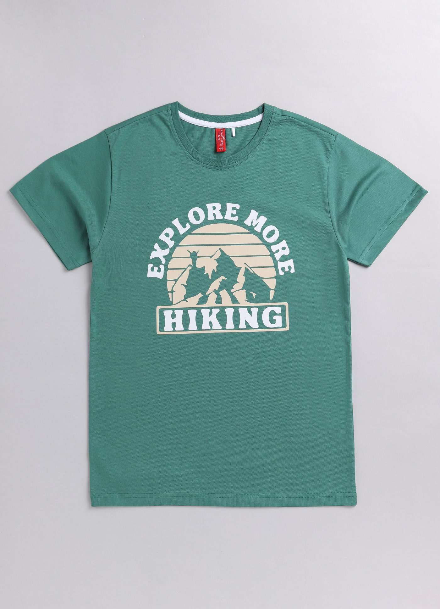 hiking concept cotton t-shirt for boys