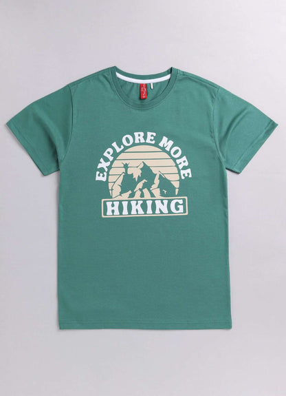 hiking concept cotton t-shirt for boys