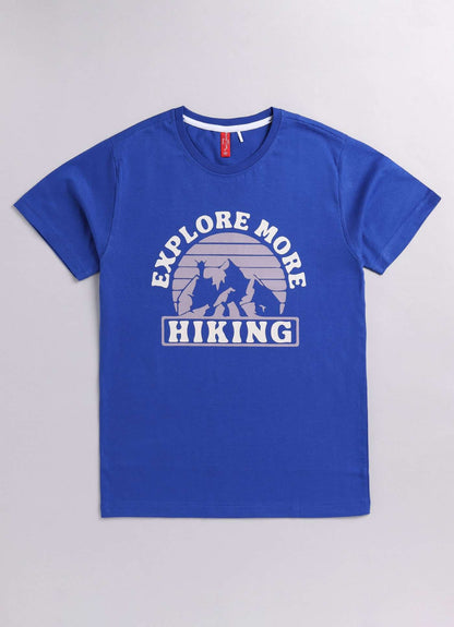 hiking concept cotton t-shirt for boys