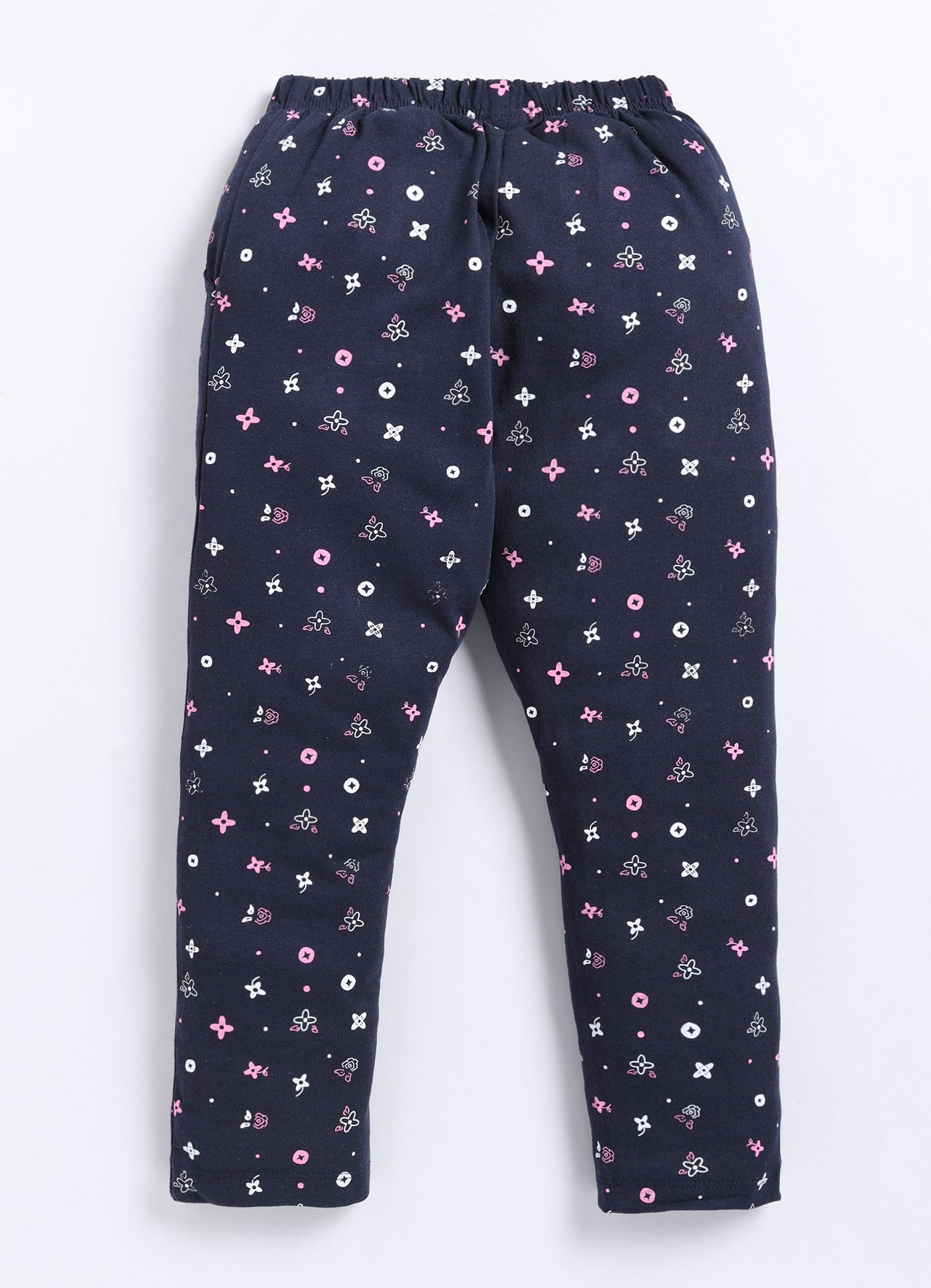 Navy Cotton Pyjama Pants for Girls