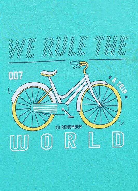 We rule the world cotton t-shirt for boys