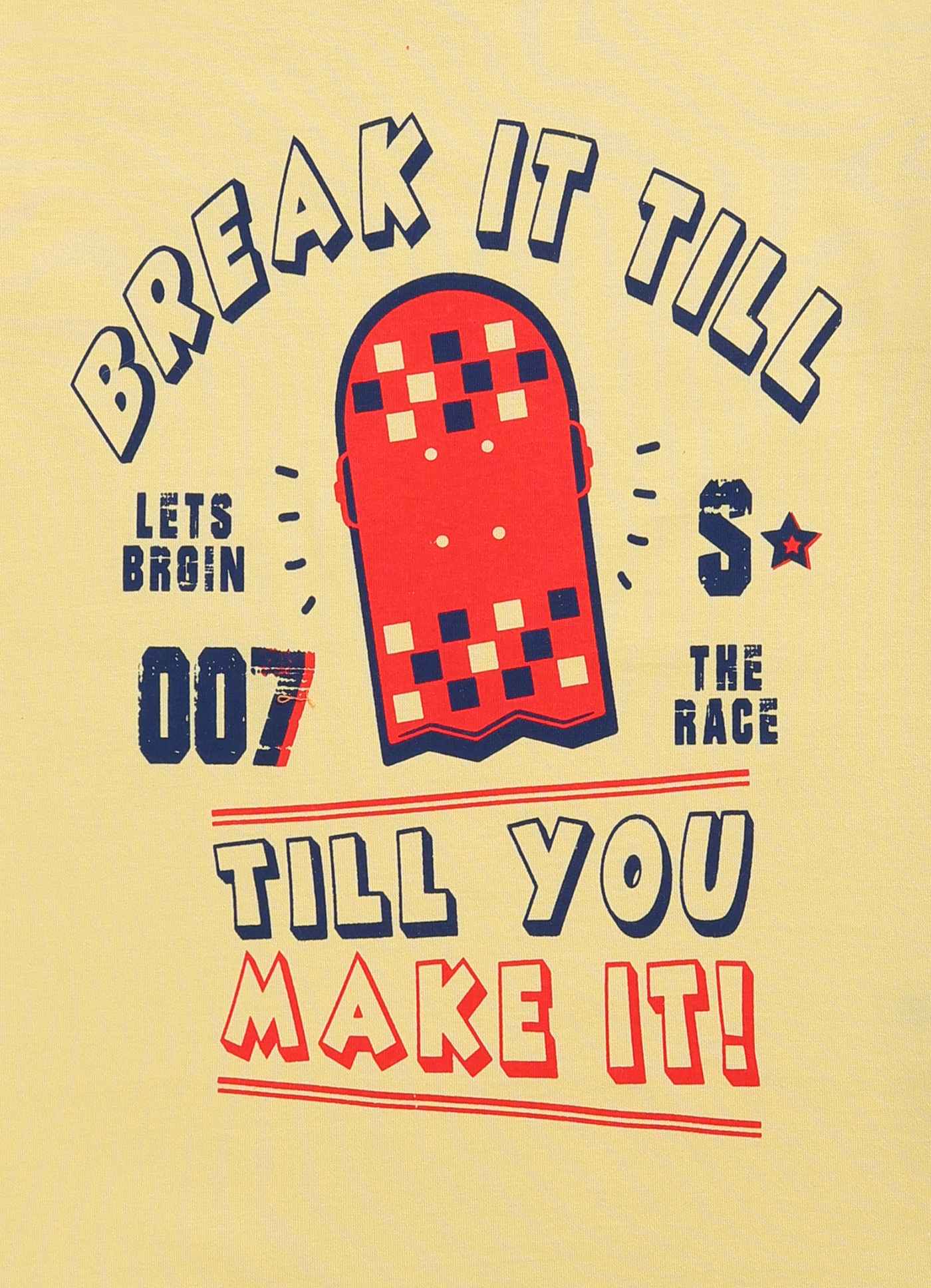 Break it till you make it cotton t-shirt for boys