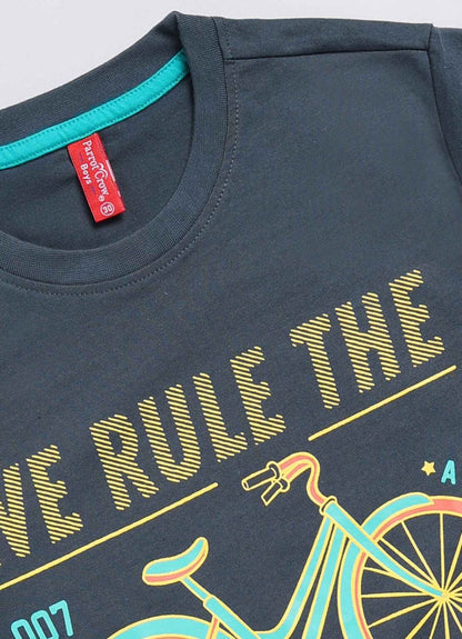 We rule the world cotton t-shirt for boys