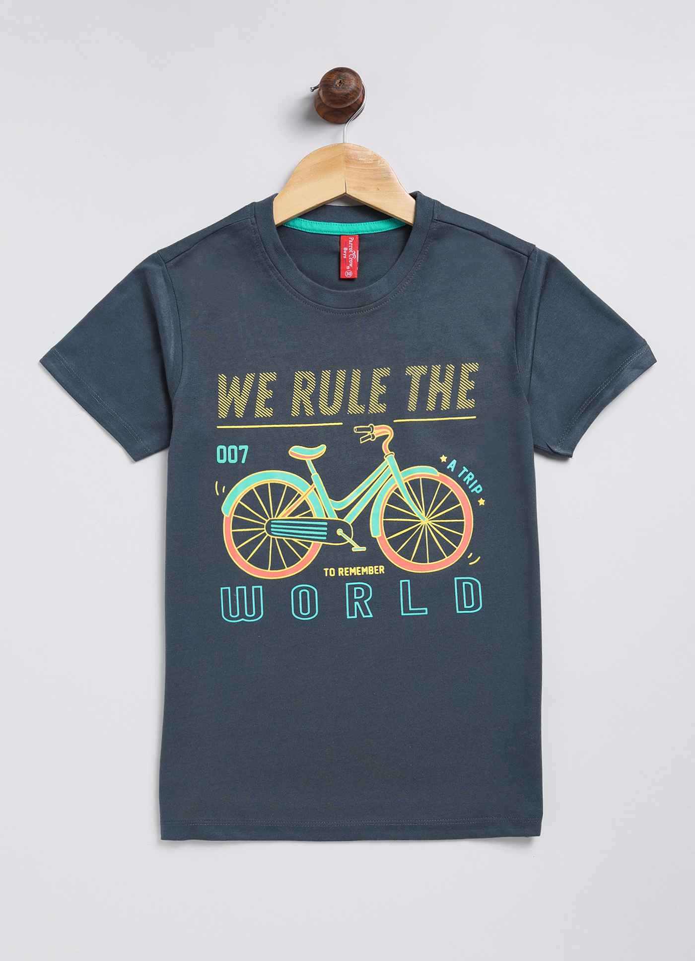 We rule the world cotton t-shirt for boys