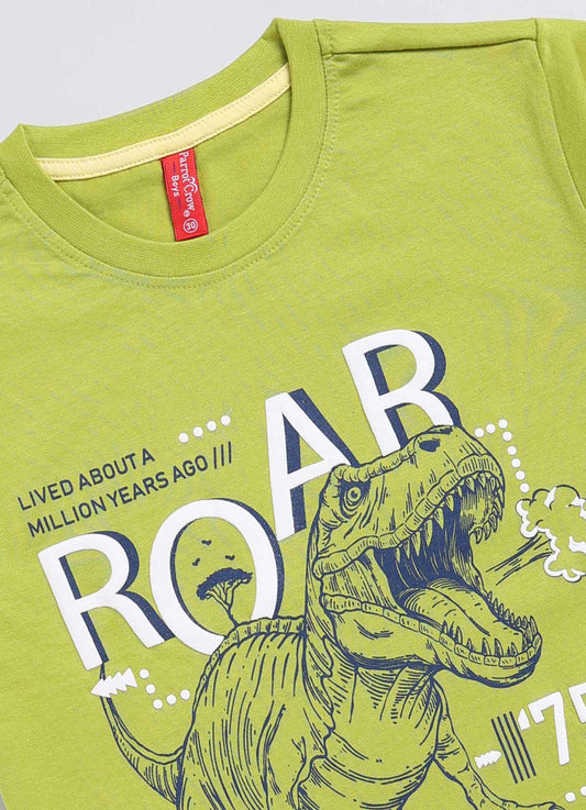 Roar Cotton Midnight Navy T-Shirt for Boys – Soft & Comfortable