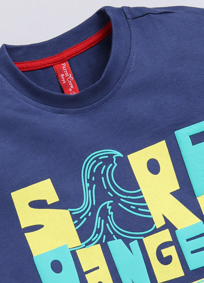 Sore Ranger Cotton Navy T-Shirt for Boys – Soft & Comfortable