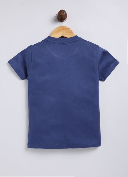 Sore Ranger Cotton Navy T-Shirt for Boys – Soft & Comfortable