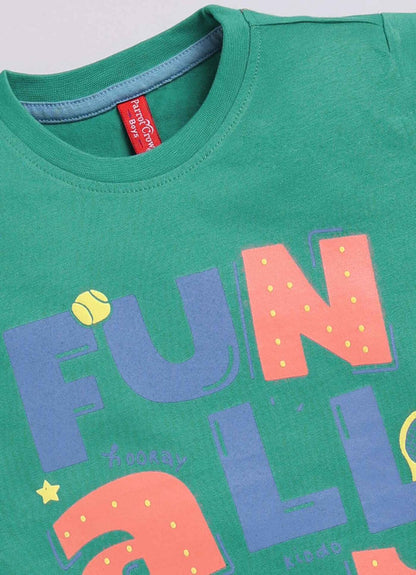 Fun all day cotton t-shirt for boys