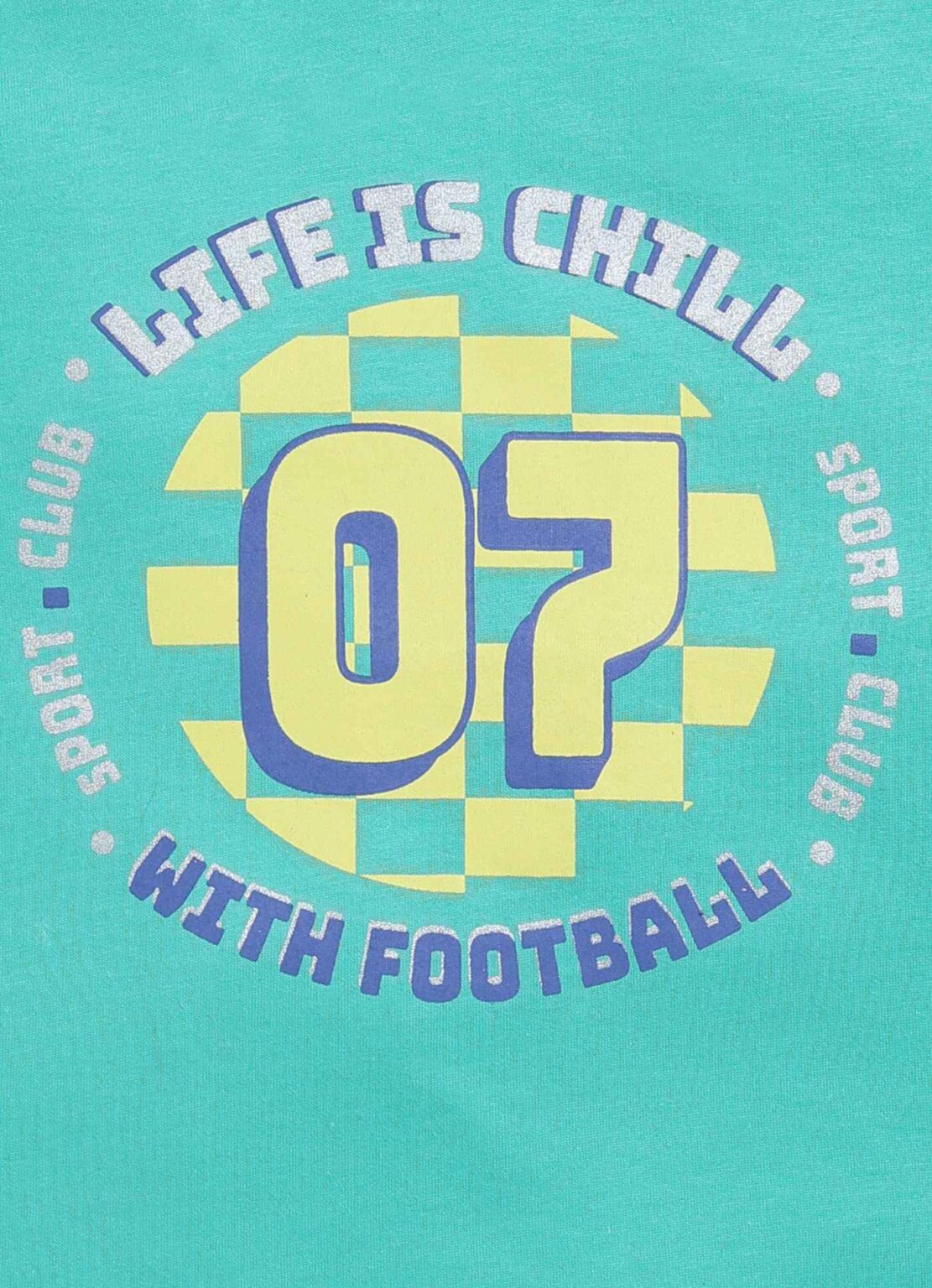 Life is chill boy sport club with football