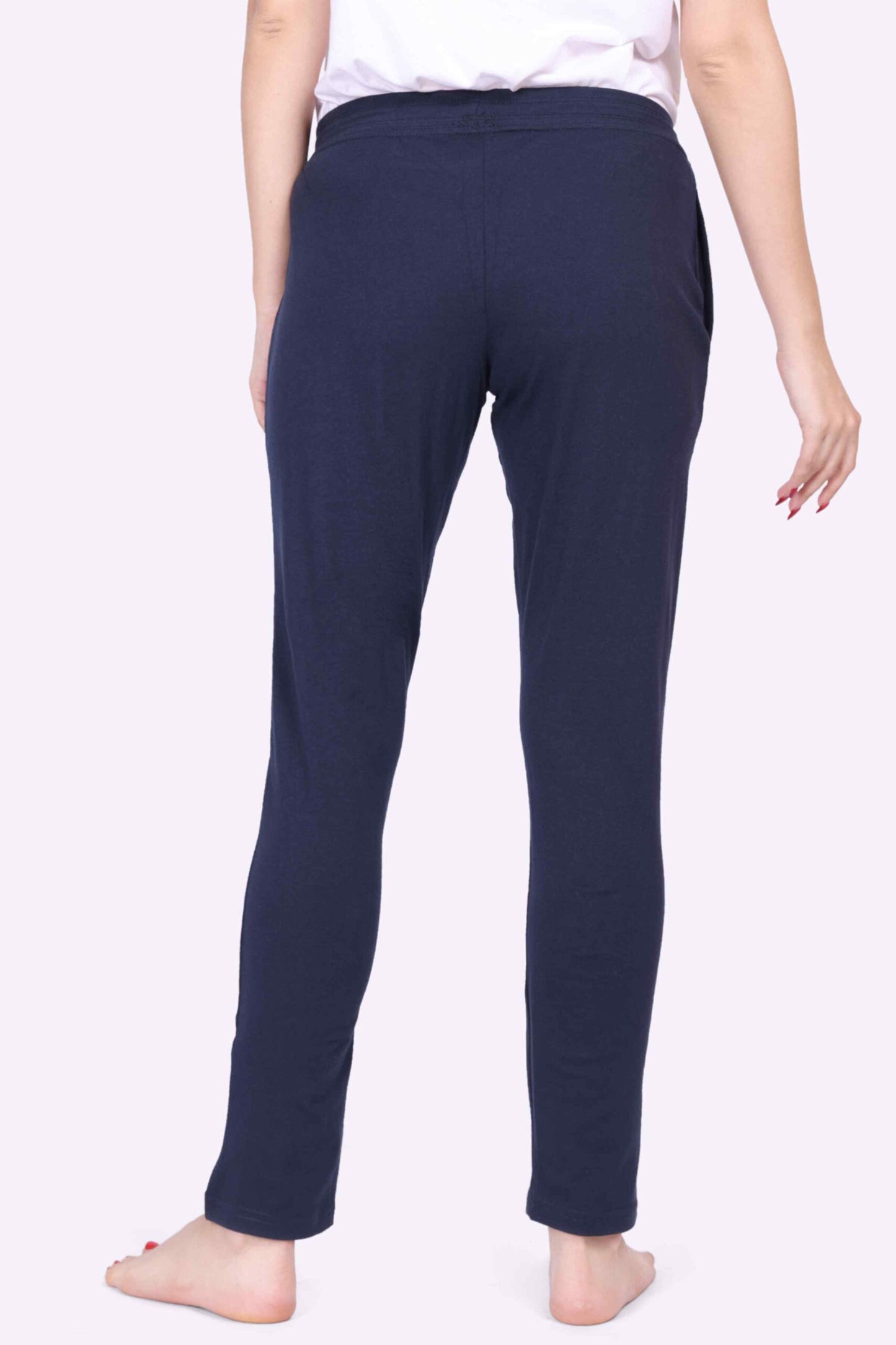 Women Navy FlexFit Yoga - Jogger Track Pants