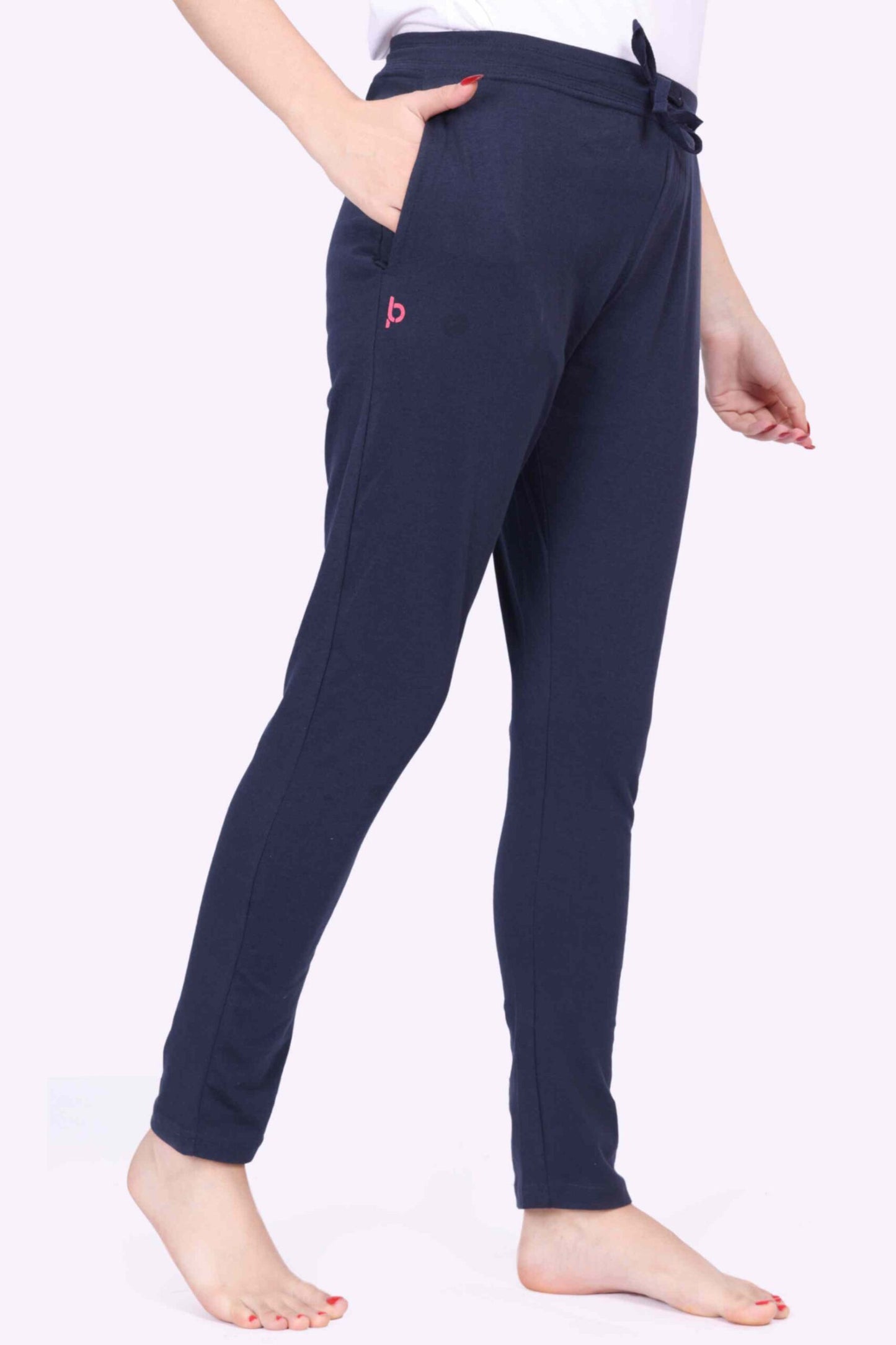 Women Navy FlexFit Yoga - Jogger Track Pants